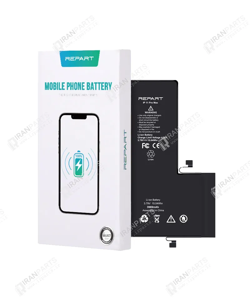 باتری آیفون 11 پرو مکس برند ریپارت | iPhone 11 Pro Max Battery — تصویر ۳