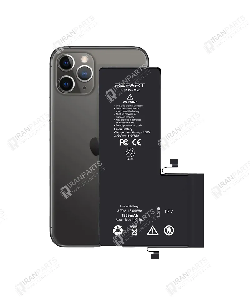 باتری آیفون 11 پرو مکس برند ریپارت | iPhone 11 Pro Max Battery