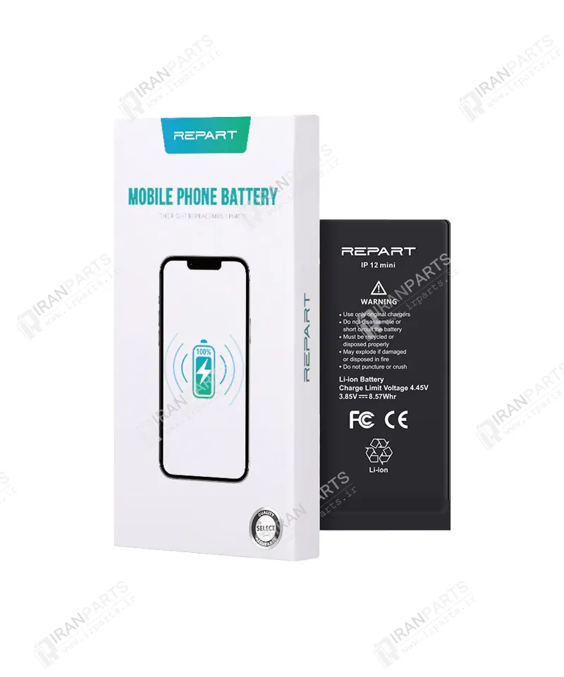 باتری آیفون 12 مینی برند ریپارت | iPhone 12 mini Battery — تصویر ۳