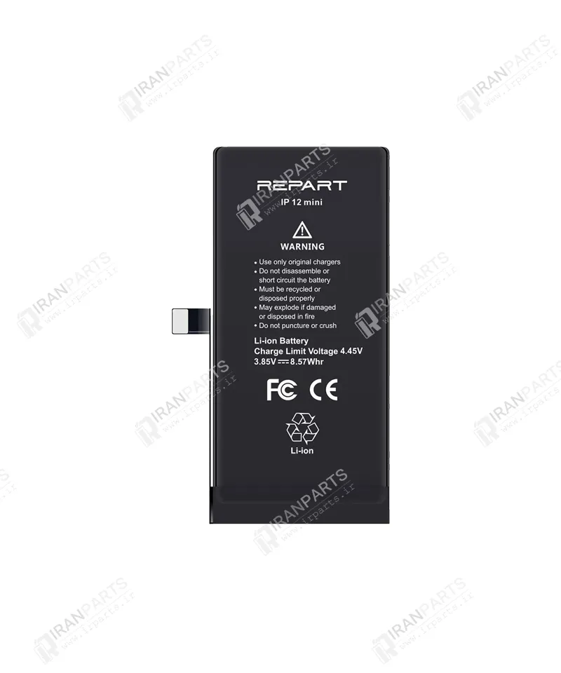 باتری آیفون 12 مینی برند ریپارت | iPhone 12 mini Battery — تصویر ۴