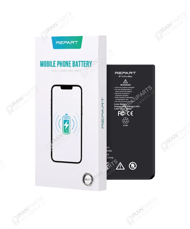 باتری آیفون 12 پرو مکس برند ریپارت | iPhone 12 Pro Max Battery — تصویر ۳