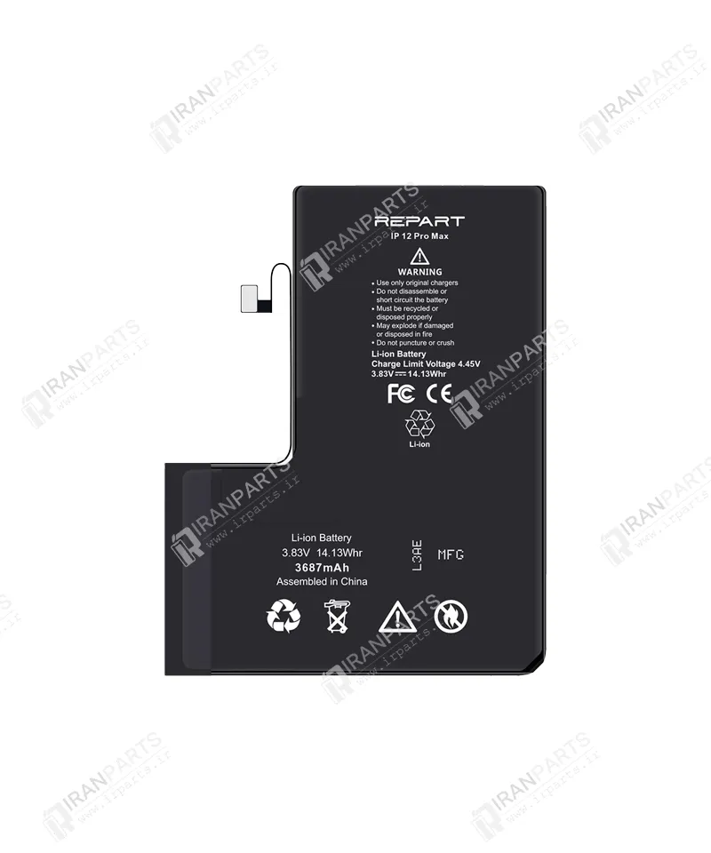 باتری آیفون 12 پرو مکس برند ریپارت | iPhone 12 Pro Max Battery — تصویر ۴