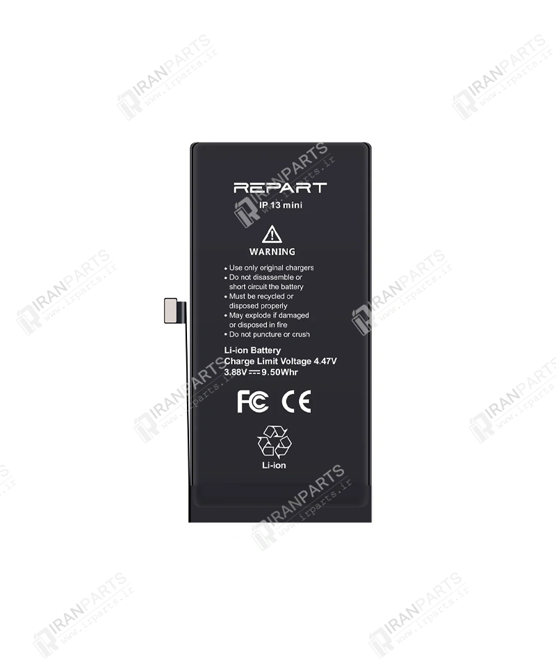 باتری آیفون 13 مینی برند ریپارت | iPhone 13 mini Battery — تصویر ۵