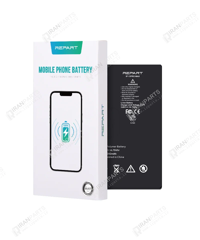 باتری آیفون 13 پرو مکس برند ریپارت | iPhone 13 Pro Max Battery — تصویر ۳