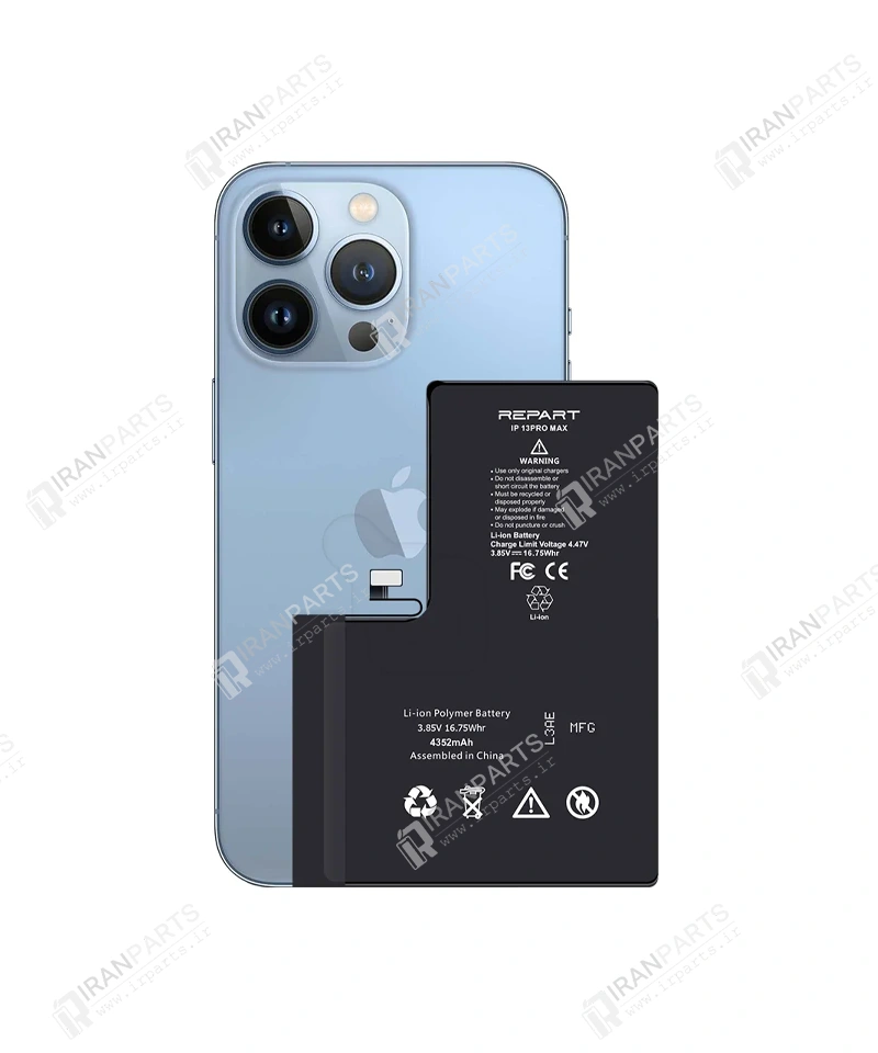 باتری آیفون 13 پرو مکس برند ریپارت | iPhone 13 Pro Max Battery