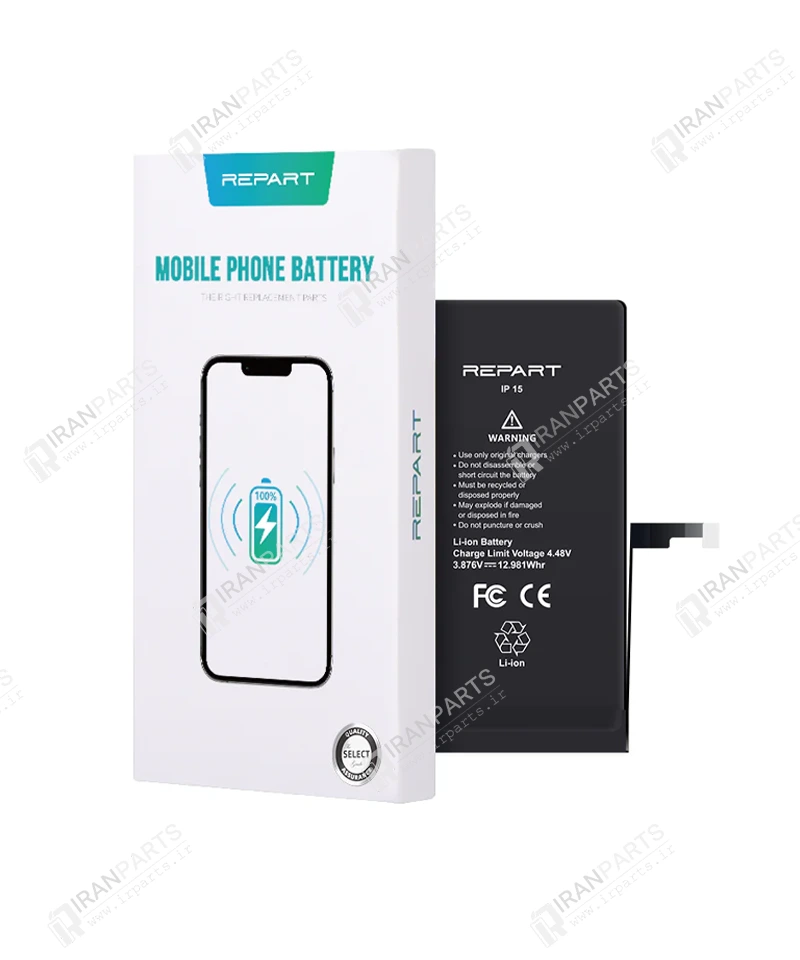باتری آیفون 15 برند ریپارت | iPhone 15 Battery — تصویر ۳