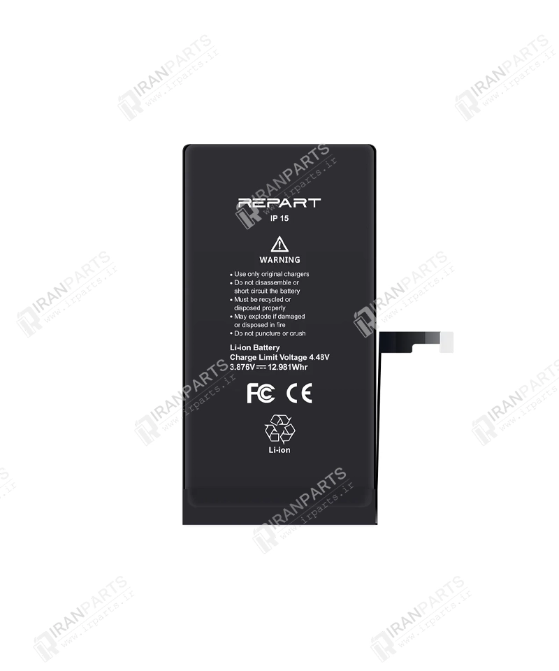 باتری آیفون 15 برند ریپارت | iPhone 15 Battery — تصویر ۵