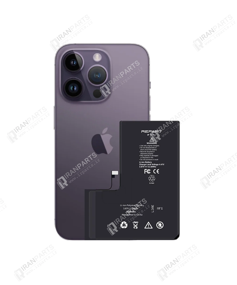 باتری آیفون 14 پرو برند ریپارت | iPhone 14 Pro Battery — تصویر ۲