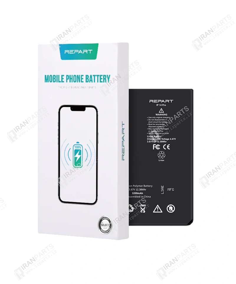 باتری آیفون 14 پرو برند ریپارت | iPhone 14 Pro Battery — تصویر ۳