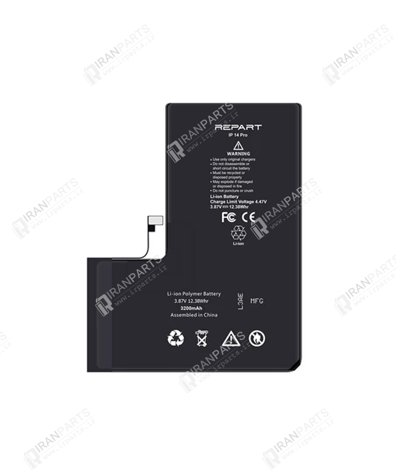 باتری آیفون 14 پرو برند ریپارت | iPhone 14 Pro Battery — تصویر ۵
