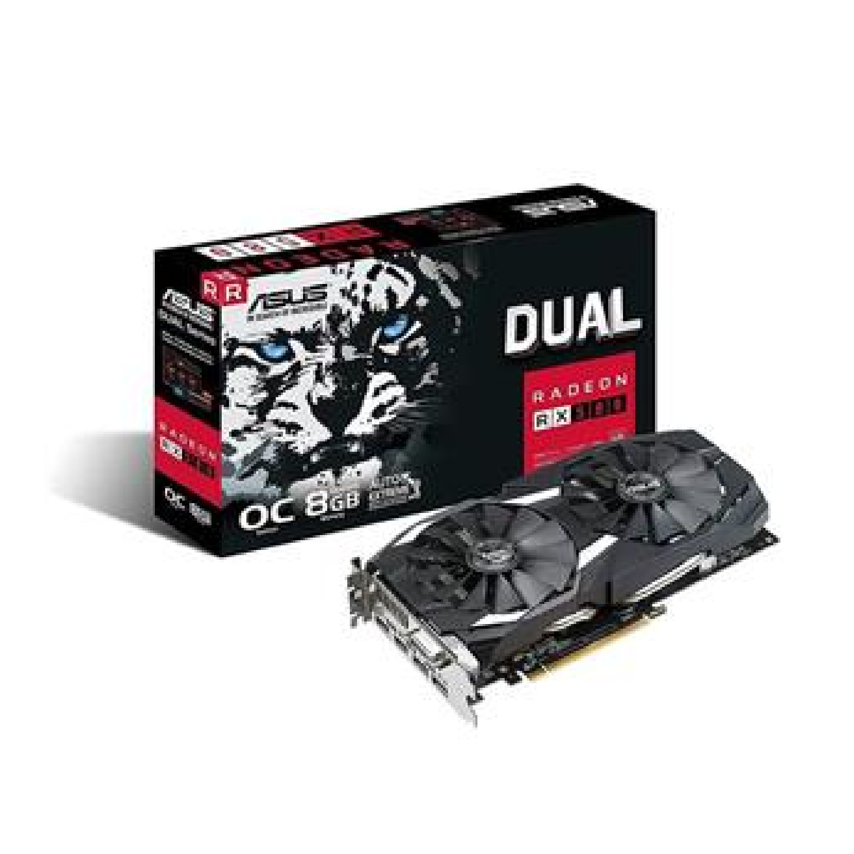 کارت گرافیک استوک ایسوس DUAL Radeon RX 580 OC 8GB