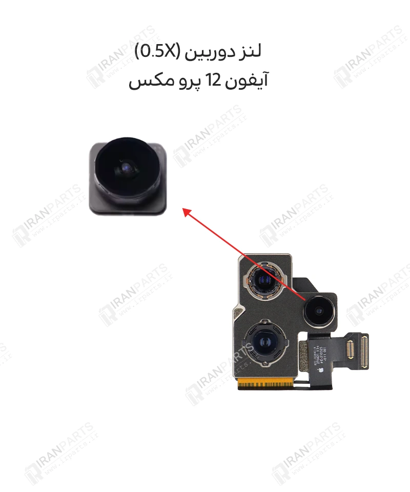 لنز دوربین (0.5X) – آیفون 12 پرو مکس — تصویر ۳
