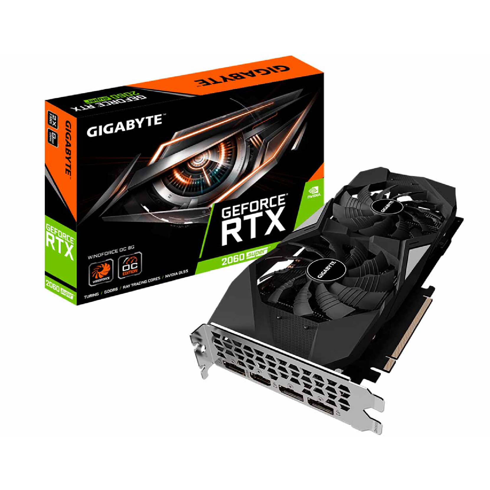 کارت گرافیک استوک گیگابایت مدل RTX 2060 SUPER Gigabyte OC 8G