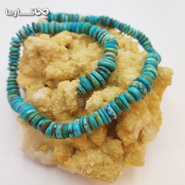 گردنبند فیروزه خزامه (کد 135) — تصویر ۴