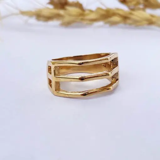 انگشتر طلاروس زنانه (کد 7805) — تصویر ۷