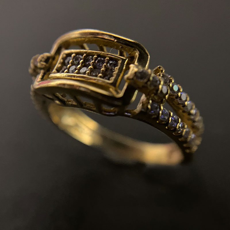 انگشتر طلاروس زنانه (کد 7808) — تصویر ۲