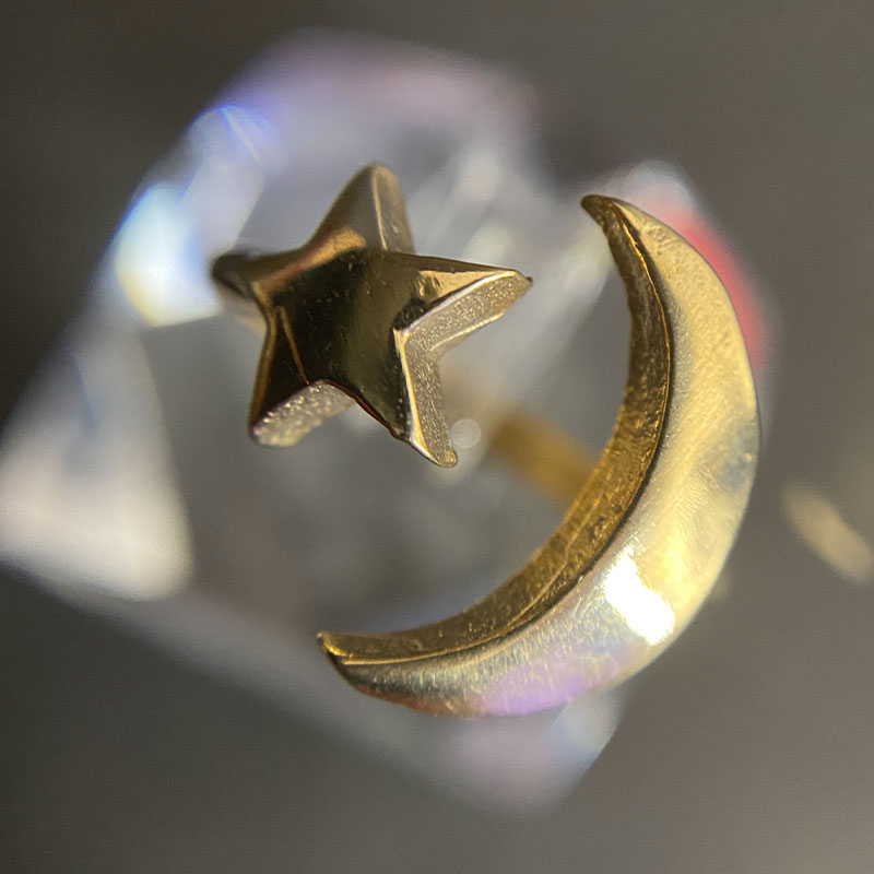 انگشتر طلا روس زنانه (کد 7814) — تصویر ۴