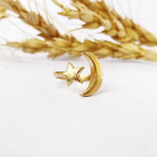 انگشتر طلا روس زنانه (کد 7814) — تصویر ۸