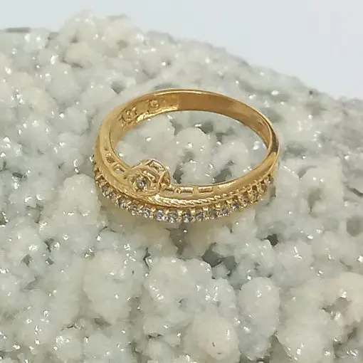 انگشتر طلا روس زنانه (کد 7820) — تصویر ۷