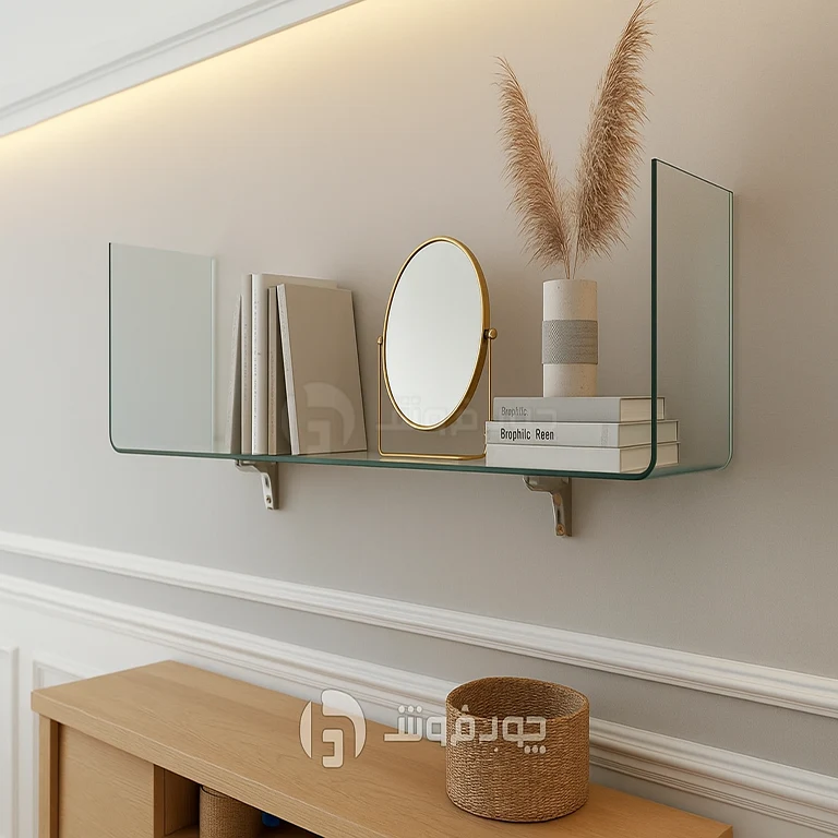 شلف دیواری شیشه ای مدل GB170 — تصویر ۵