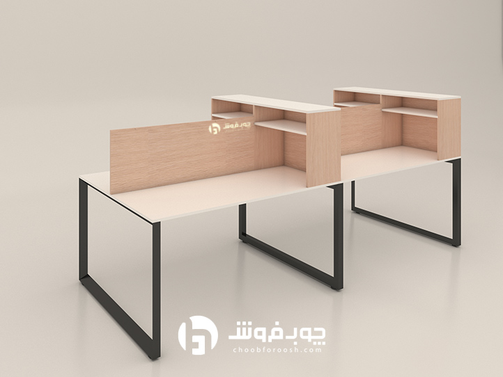 میز کار گروهی چهار نفره مدل G128 — تصویر ۴