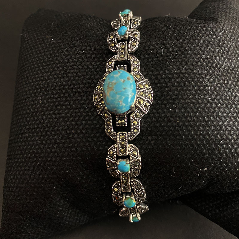 دستبند فیروزه زنانه (کد 2329) — تصویر ۴