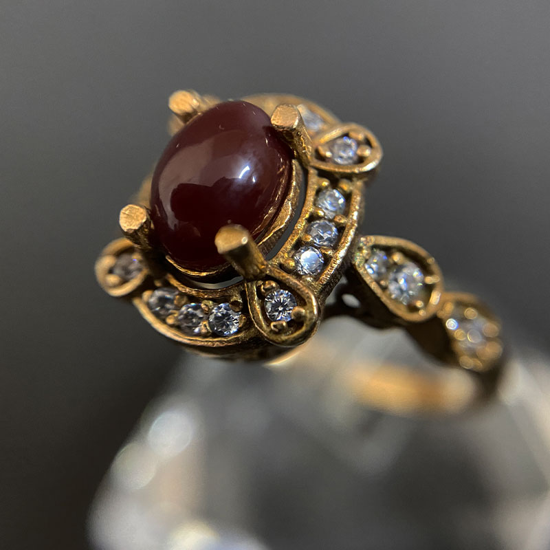 انگشتر زنانه عقیق (کد 2288)