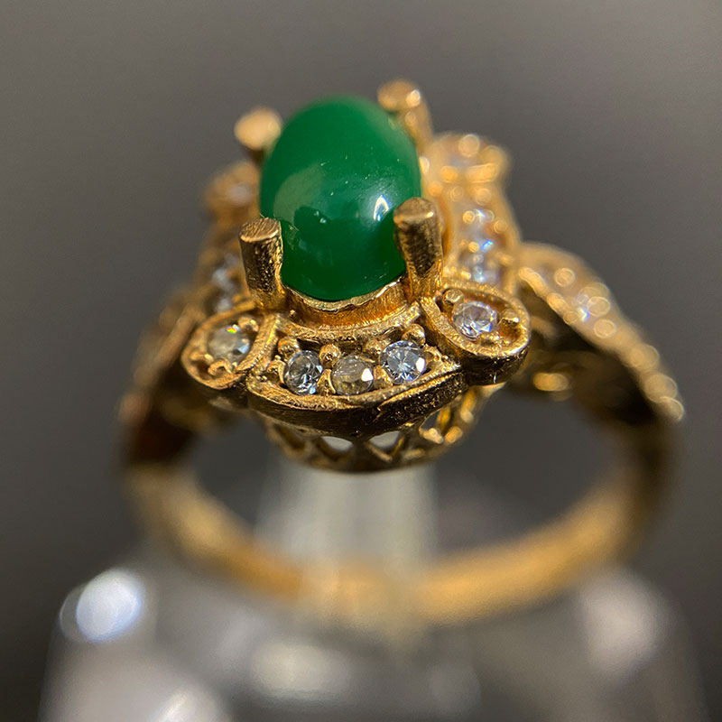 انگشتر زنانه طلاروس (کد 2289) — تصویر ۸