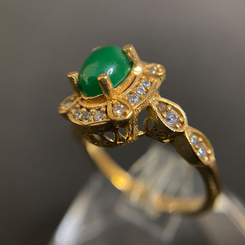 انگشتر زنانه طلاروس (کد 2289)