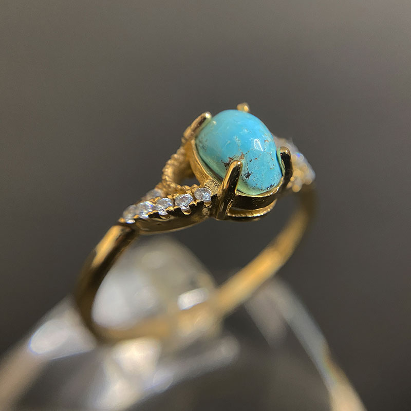 انگشتر زنانه فیروزه (کد 2293)