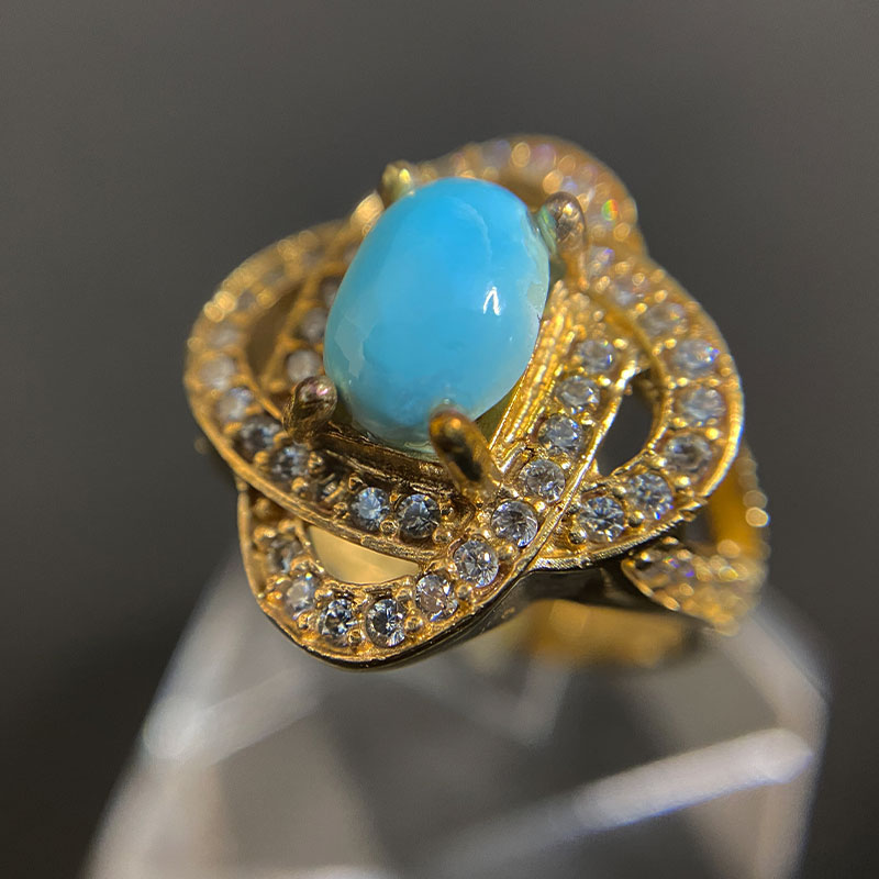 انگشتر زنانه فیروزه (کد 2295)
