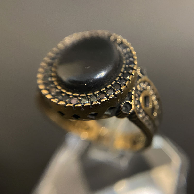 انگشتر مردانه عقیق (کد 2306)