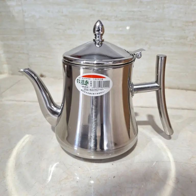 قوری استیل عربی 1.5 لیتری Kettle — تصویر ۳