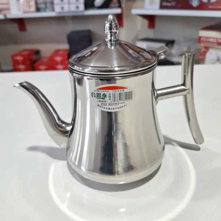 قوری استیل عربی 1.5 لیتری Kettle — تصویر ۴