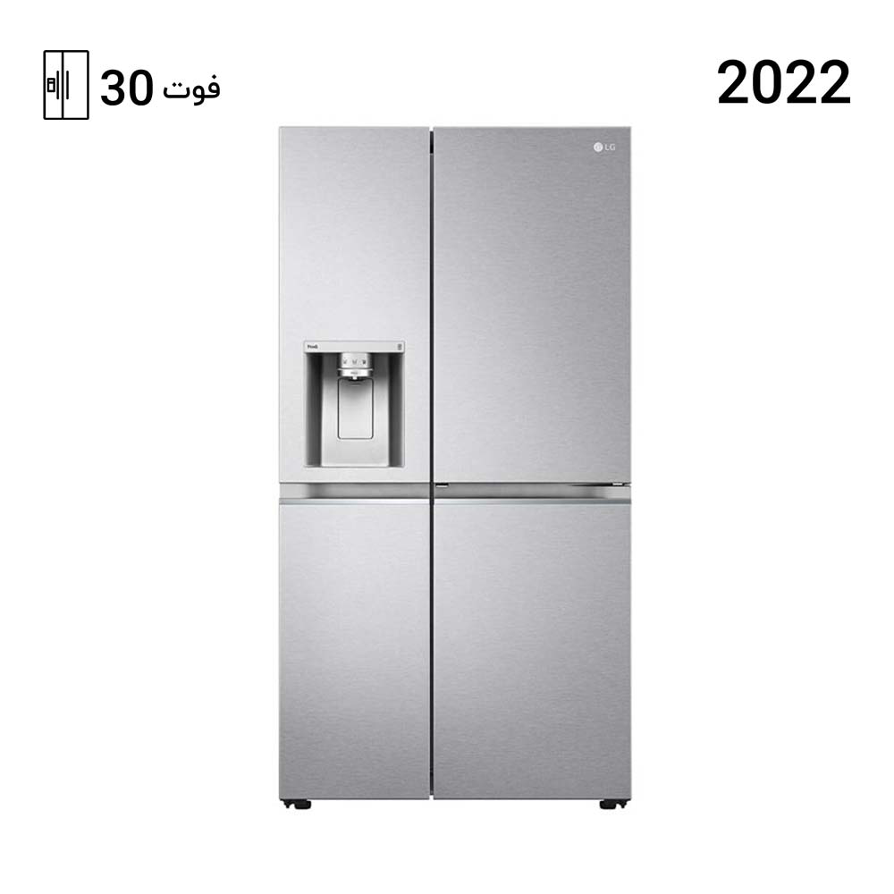 یخچال فریزر ساید بای ساید ال جی J287 رنگ نقره ای مدل GCJ-287TNL — تصویر ۲