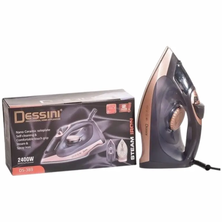 اتو بخار دسینی مدل DS-389 نانو سرامیک 2400 وات — تصویر ۵