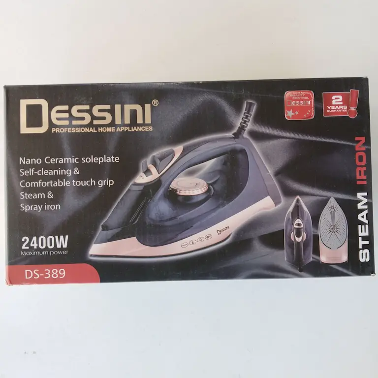 اتو بخار دسینی مدل DS-389 نانو سرامیک 2400 وات — تصویر ۸