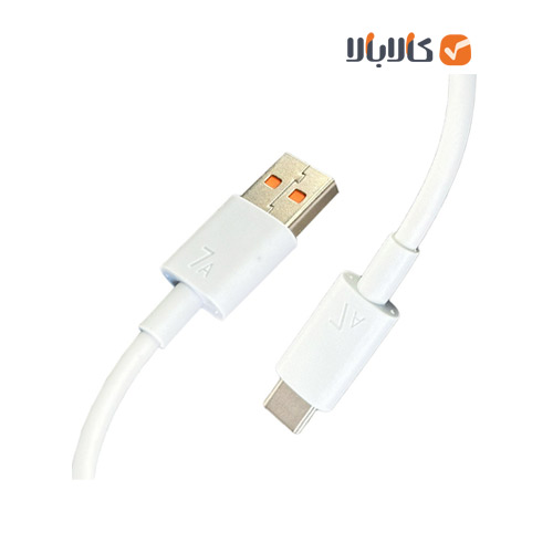کابل شارژ شیائومی تایپ سی مدل 120W 6A ظرفیت ۱۲۰ وات 6 آمپر با ثانیه شمار — تصویر ۵