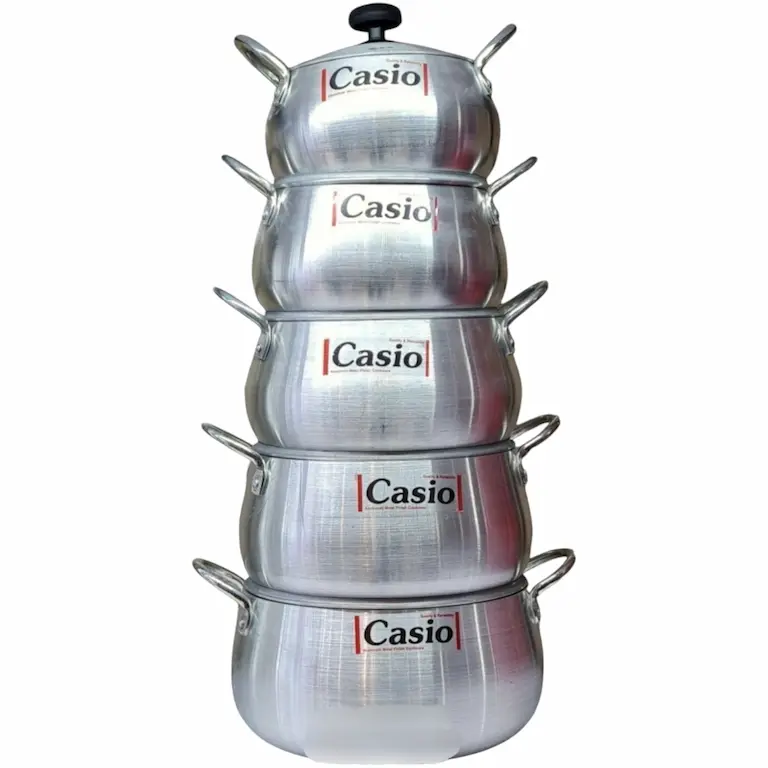 سرویس قابلمه 10 پارچه کاسیو Casio روی با درب روی