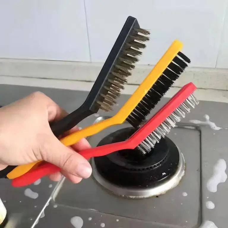 فرچه سیمی مسواکی بزرگ وایر براش بسته 3 عددی — تصویر ۶