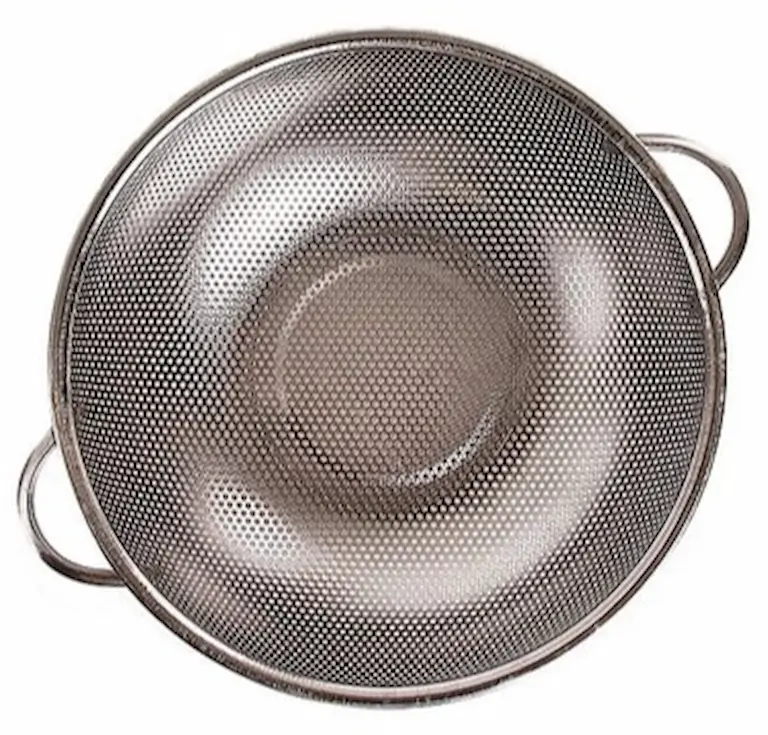 آبکش استیل 6 پارچه پانچ کرکماز پایه دار ضد زنگ — تصویر ۶