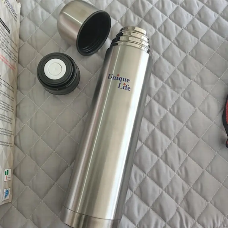 فلاسک یونیک لایف 1 لیتری استیل با کاور قابل حمل — تصویر ۵