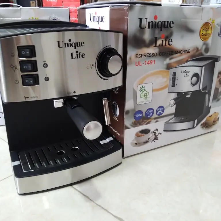 اسپرسو ساز یونیک لایف ۲۰ بار ۱۲۰۰ وات UL-1491 — تصویر ۴