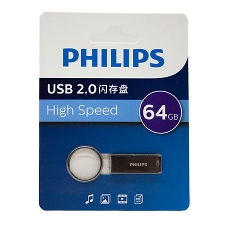 فلش مموری فیلیپس مدل FM21UA-B USB2.0 ظرفیت 64 گیگابایت — تصویر ۲
