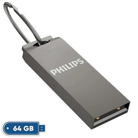 فلش مموری فیلیپس مدل FM21UA-B USB2.0 ظرفیت 64 گیگابایت — تصویر ۳