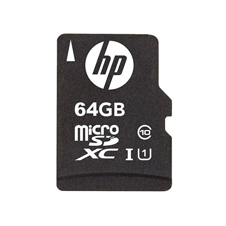 کارت حافظه‌ MicroSDHC اچ پی مدل mi210 ظرفیت 64 گیگابایت همراه با آداپتور SD — تصویر ۴