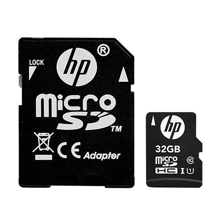 کارت حافظه‌ MicroSDHC اچ پی مدل mi210 ظرفیت 32 گیگابایت همراه با آداپتور SD — تصویر ۳