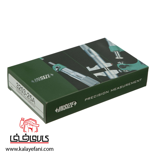 میکرومتر اینسایز خارج سنج 25-0 (با گارانتی شرکتی) مدل 3203-25 — تصویر ۳