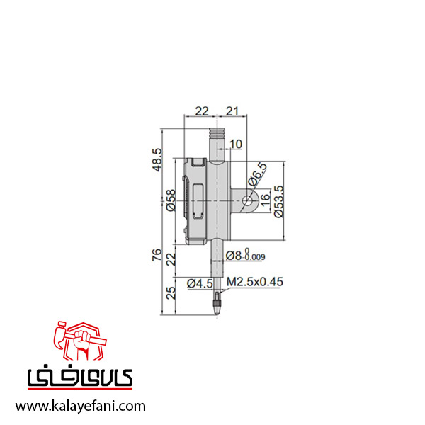 ساعت اندیکاتور دیجیتال اینسایز 12.7 میلی متری (با گارانتی شرکتی) مدل 10-2112 — تصویر ۵