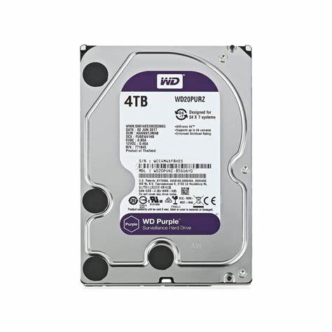 هارددیسک اینترنال وسترن دیجیتال مدل Purple WD40PURZ ظرفیت 4 ترابایت